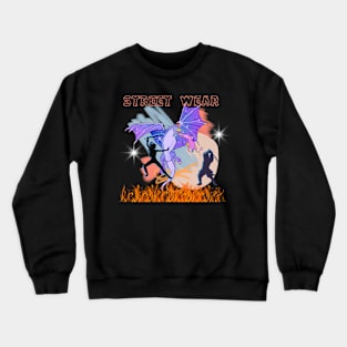 Dragon Fight Street Wear Crewneck Sweatshirt